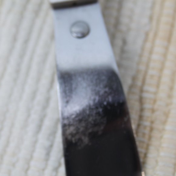 VTG FLINT ARROWHEAD STAINLESS CAKE KNIFE SPATULA WHEAT HARVEST HANDLE 12 3/8 USA - Picture 12 of 13